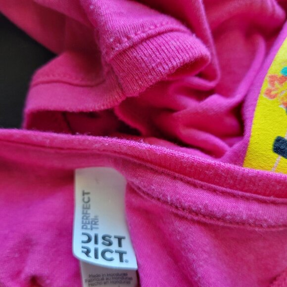 District Perfect Tri Tank Women's Small Racerback Shirt 2pc Bundle Pink & Blue - Picture 8 of 9